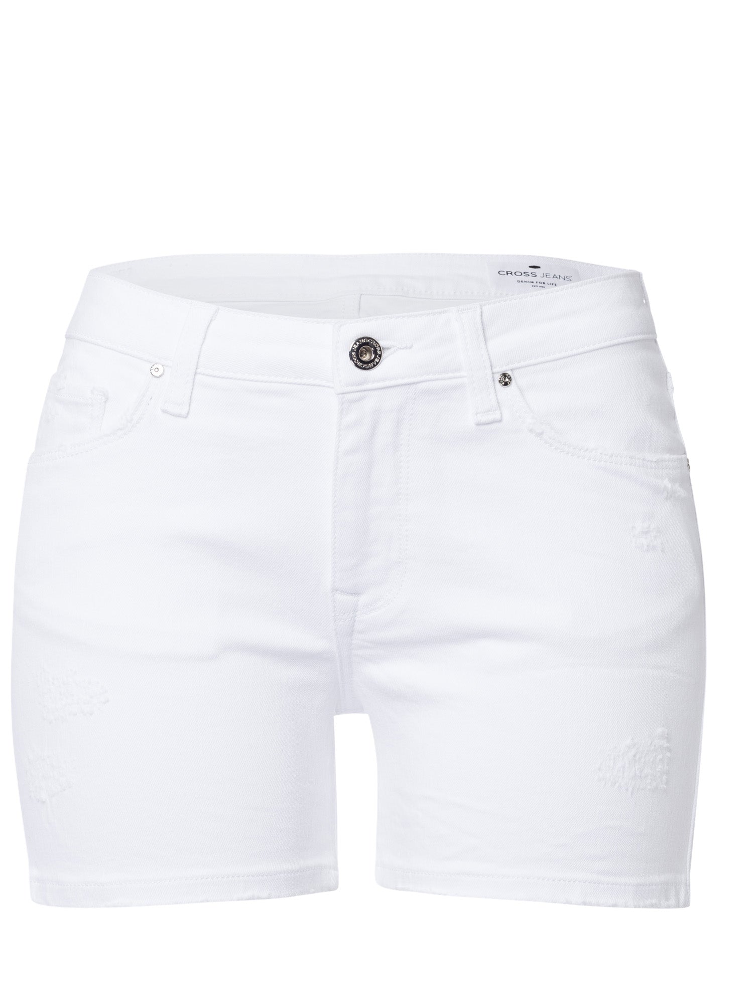 CROSS JEANS MEGGIE Bermuda - Moonlit Chalk White - A529-008