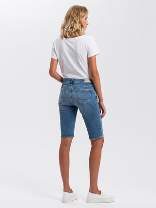 CROSS JEANS AMY Bermuda - Sea Breeze Wash - A547-048