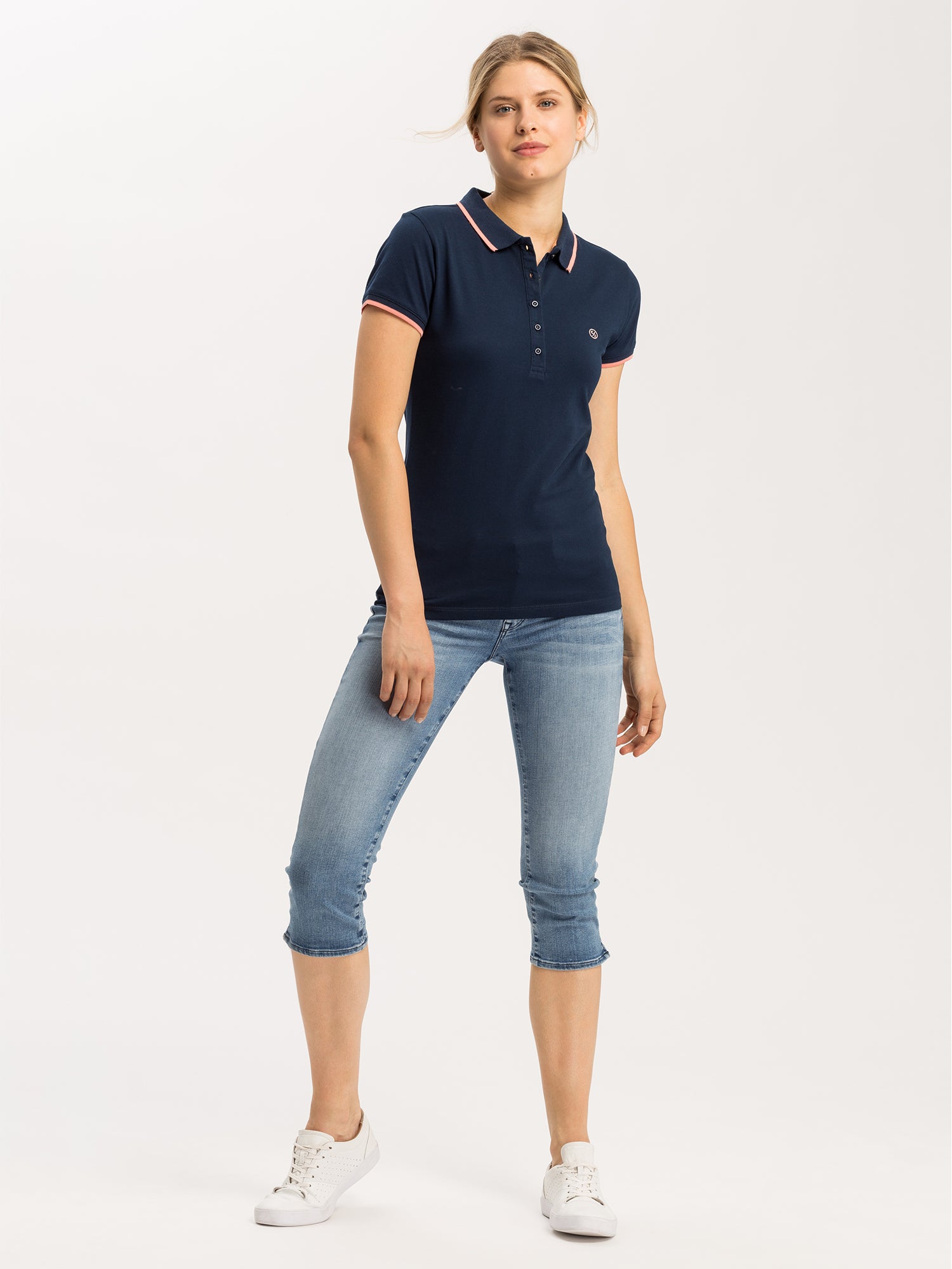 CROSS JEANS AMBER Capri - Sunwashed Denim Blue - A548-010 von Cross Jeans