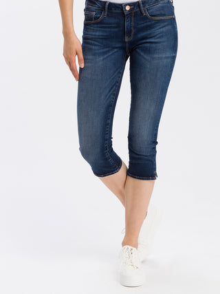 CROSS JEANS Amber Capri - Midnight Indigo Wash - A548-011