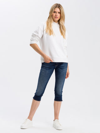 CROSS JEANS Amber Capri - Midnight Indigo Wash - A548-011