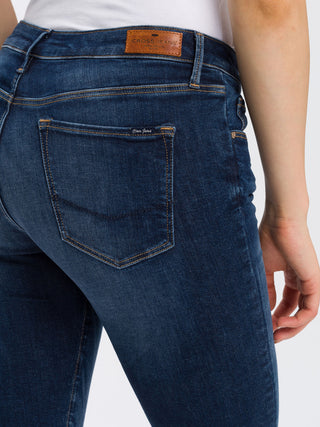 CROSS JEANS Amber Capri - Midnight Indigo Wash - A548-011
