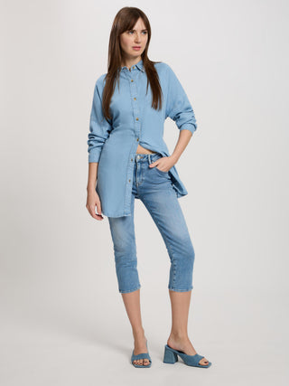 CROSS JEANS AMBER Capri - Light Drift Blue - A548-026