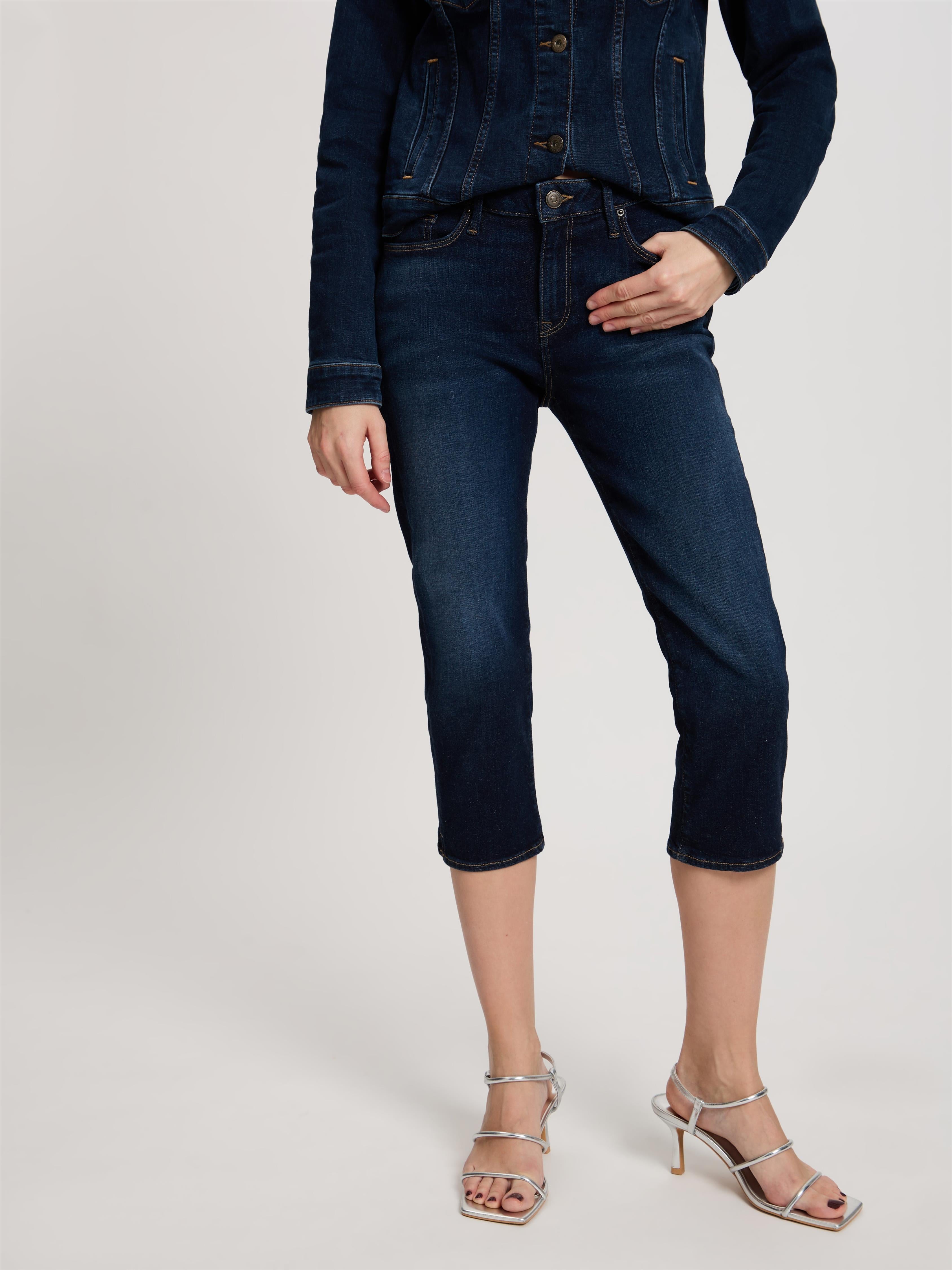 CROSS JEANS Amber Capri - Midnight Indigo - A548-031