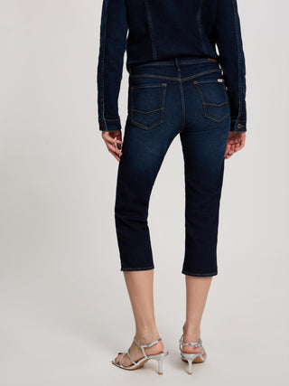 CROSS JEANS Amber Capri - Midnight Indigo - A548-031