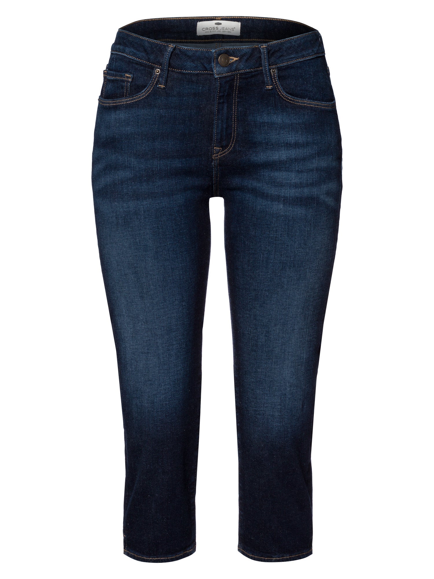 CROSS JEANS Amber Capri - Midnight Indigo - A548-031