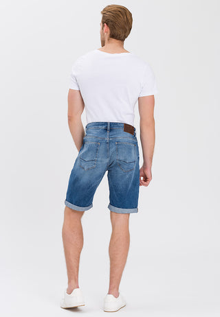 CROSS JEANS LEOM Shorts - Ocean Wash Blue - A565-074