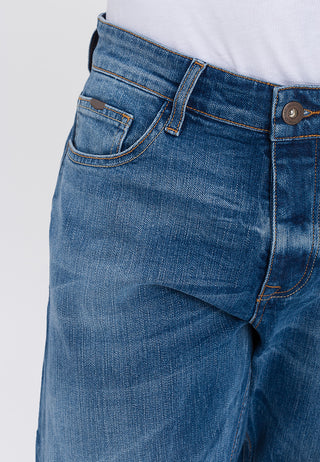 CROSS JEANS LEOM Shorts - Ocean Wash Blue - A565-074