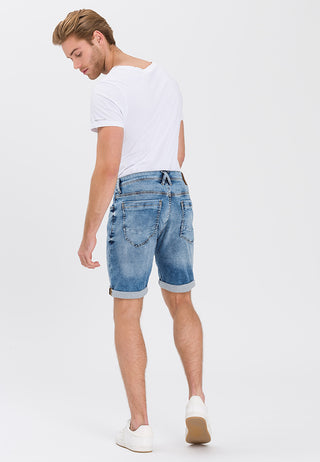 CROSS JEANS Leom Shorts - Stonewashed Riviera Blue - A565-077