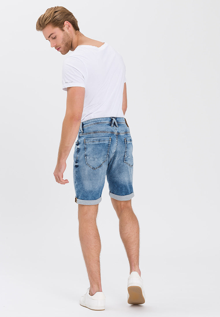 CROSS JEANS Leom Shorts - Stonewashed Riviera Blue - A565-077 von Cross Jeans