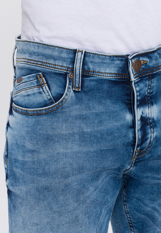 CROSS JEANS Leom Shorts - Stonewashed Riviera Blue - A565-077