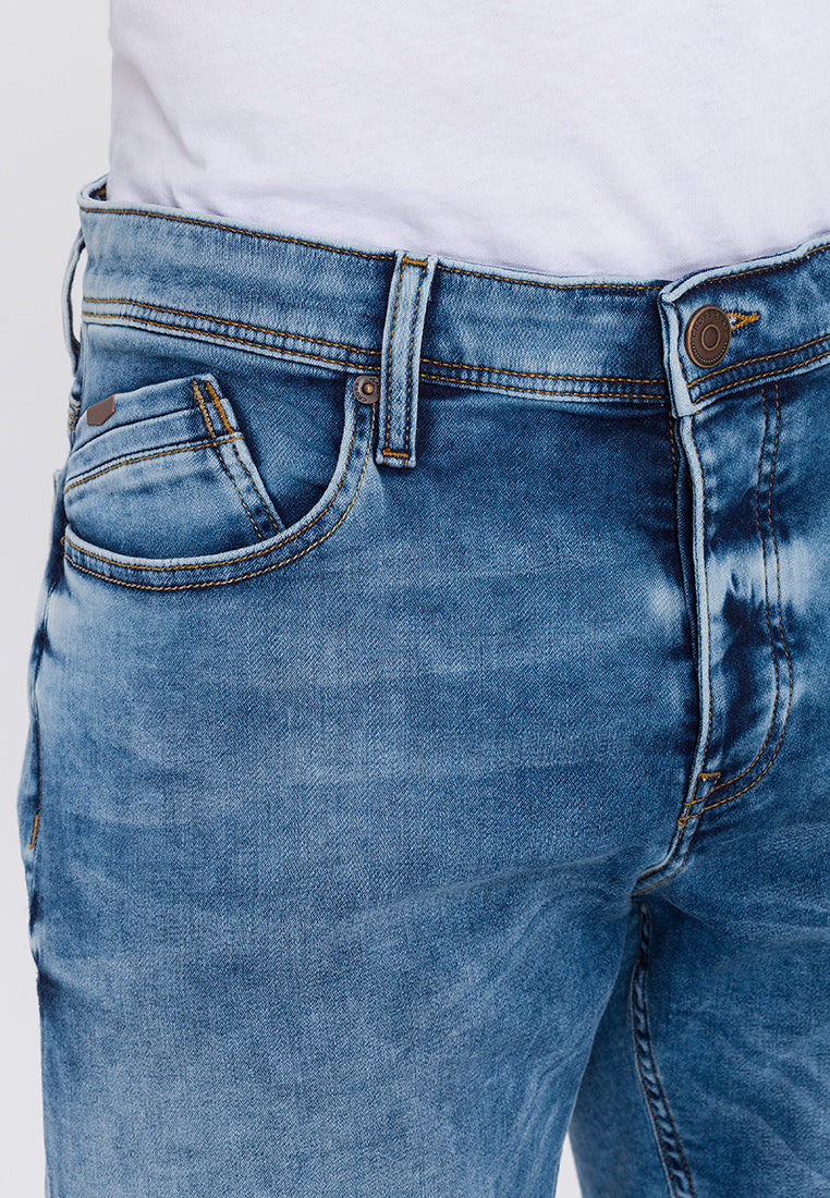 CROSS JEANS Leom Shorts - Stonewashed Riviera Blue - A565-077