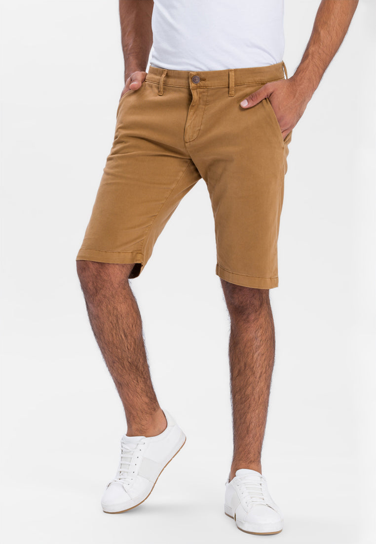 CROSS JEANS Leom Shorts Chaiwood Brown - A565-083