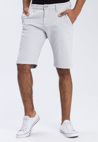 CROSS JEANS LEOM CHINO Bermuda Mist White - A565-085