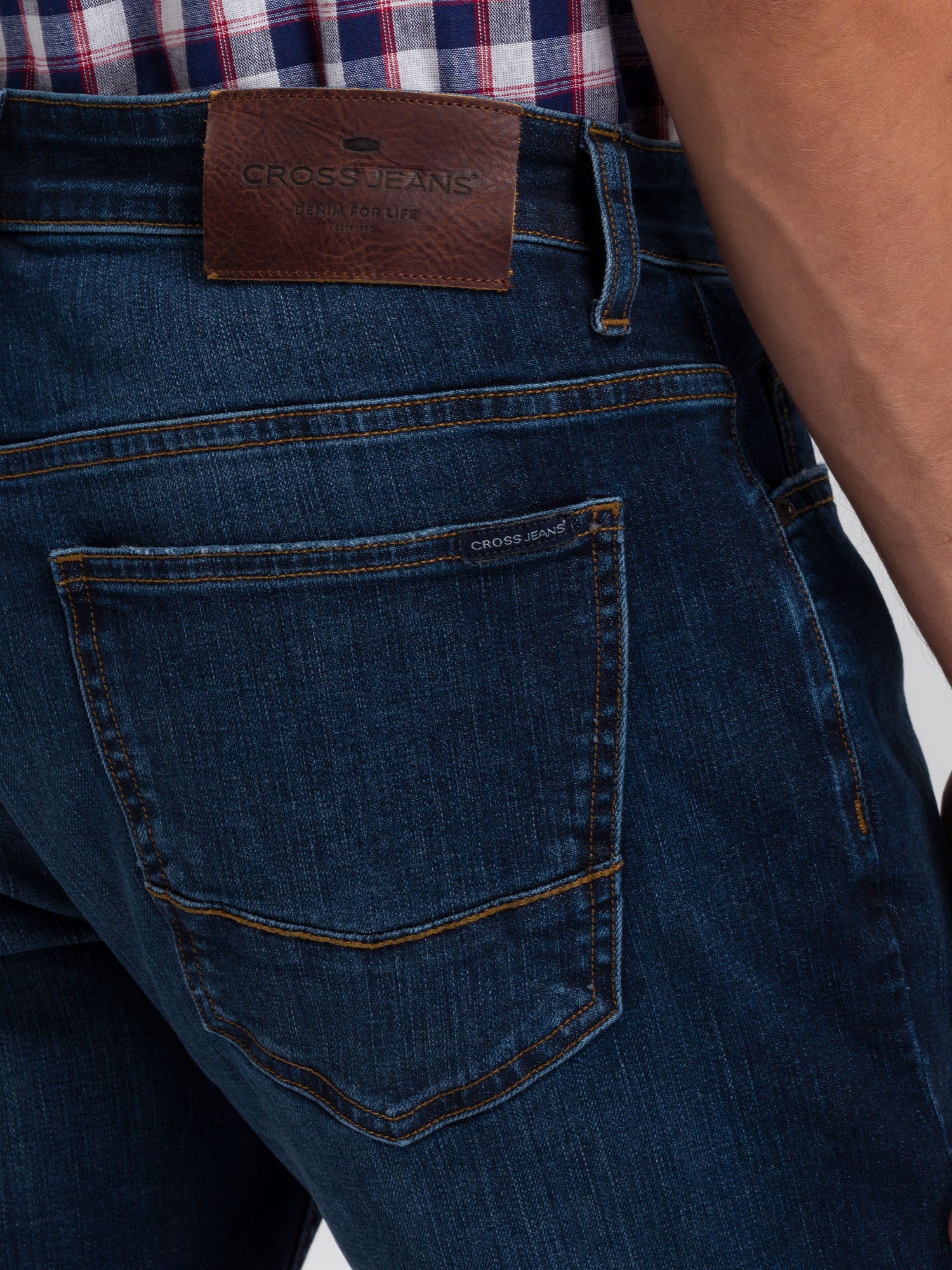CROSS JEANS LEOM Shorts - Deep Night Indigo - A565-142 von Cross Jeans