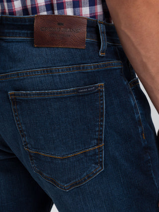 CROSS JEANS LEOM Shorts - Deep Night Indigo - A565-142