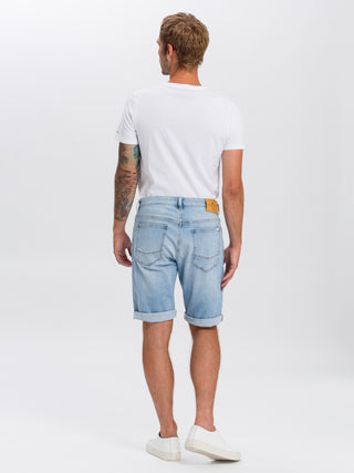 CROSS JEANS LEOM Shorts - Breezy Shore Blue - A565-143