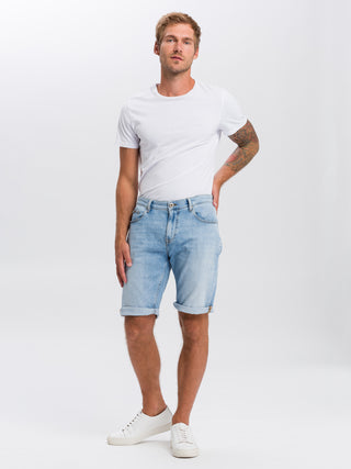 CROSS JEANS LEOM Shorts - Breezy Shore Blue - A565-143