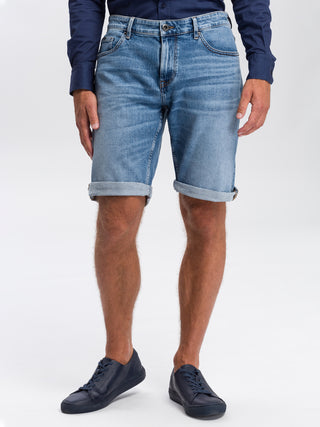 CROSS JEANS LEOM Shorts - Faded Harbor Blue - A565-144
