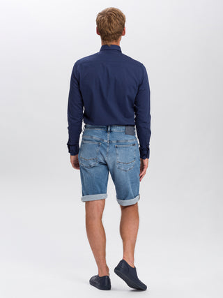 CROSS JEANS LEOM Shorts - Faded Harbor Blue - A565-144