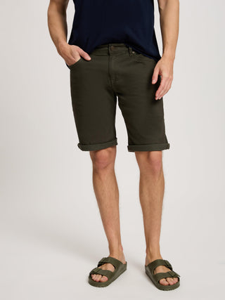CROSS JEANS LEOM Shorts - Deep Moss Olive - A565-195