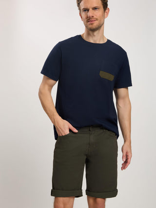 CROSS JEANS LEOM Shorts - Deep Moss Olive - A565-195