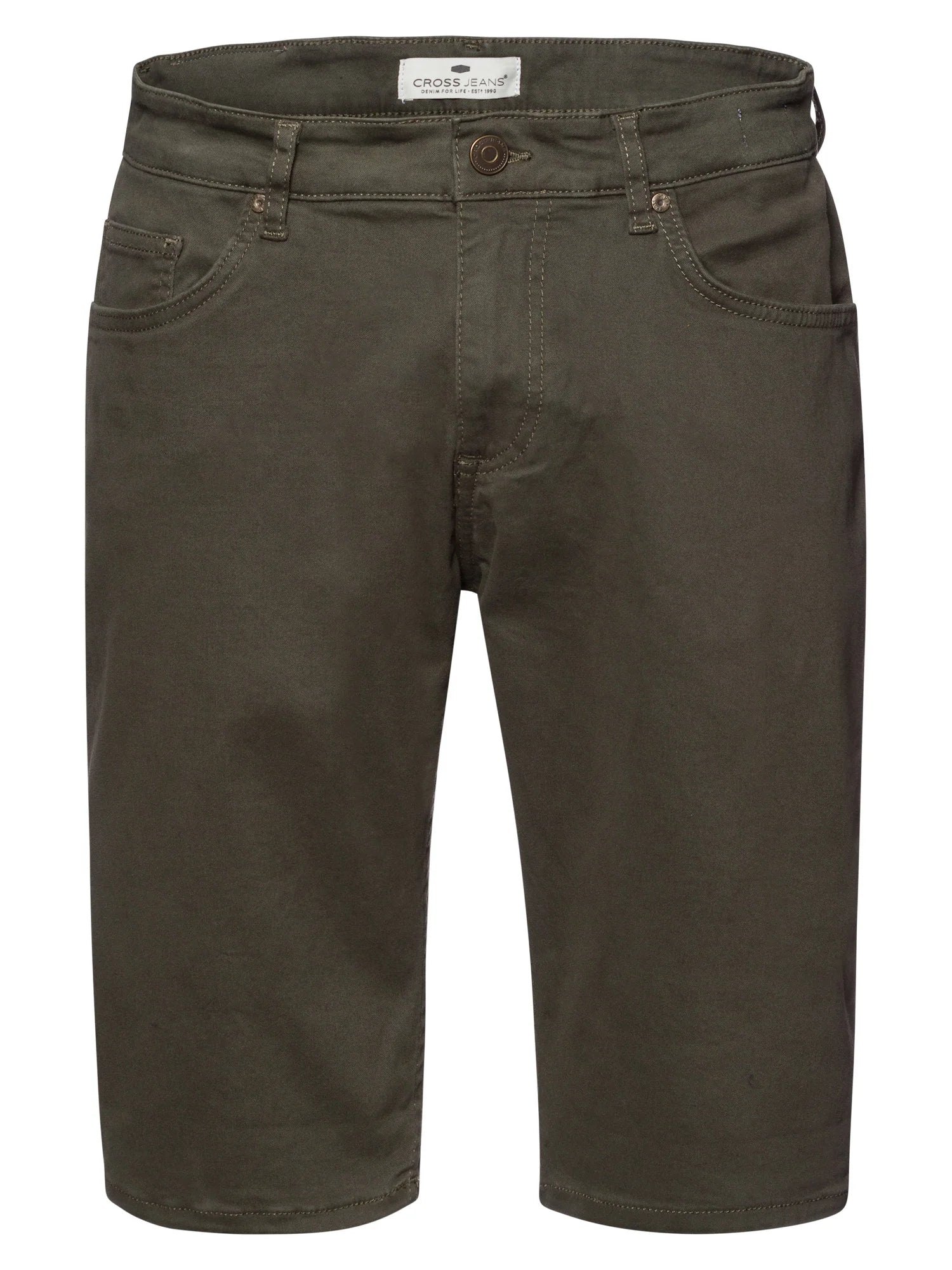 CROSS JEANS LEOM Shorts - Deep Moss Olive - A565-195