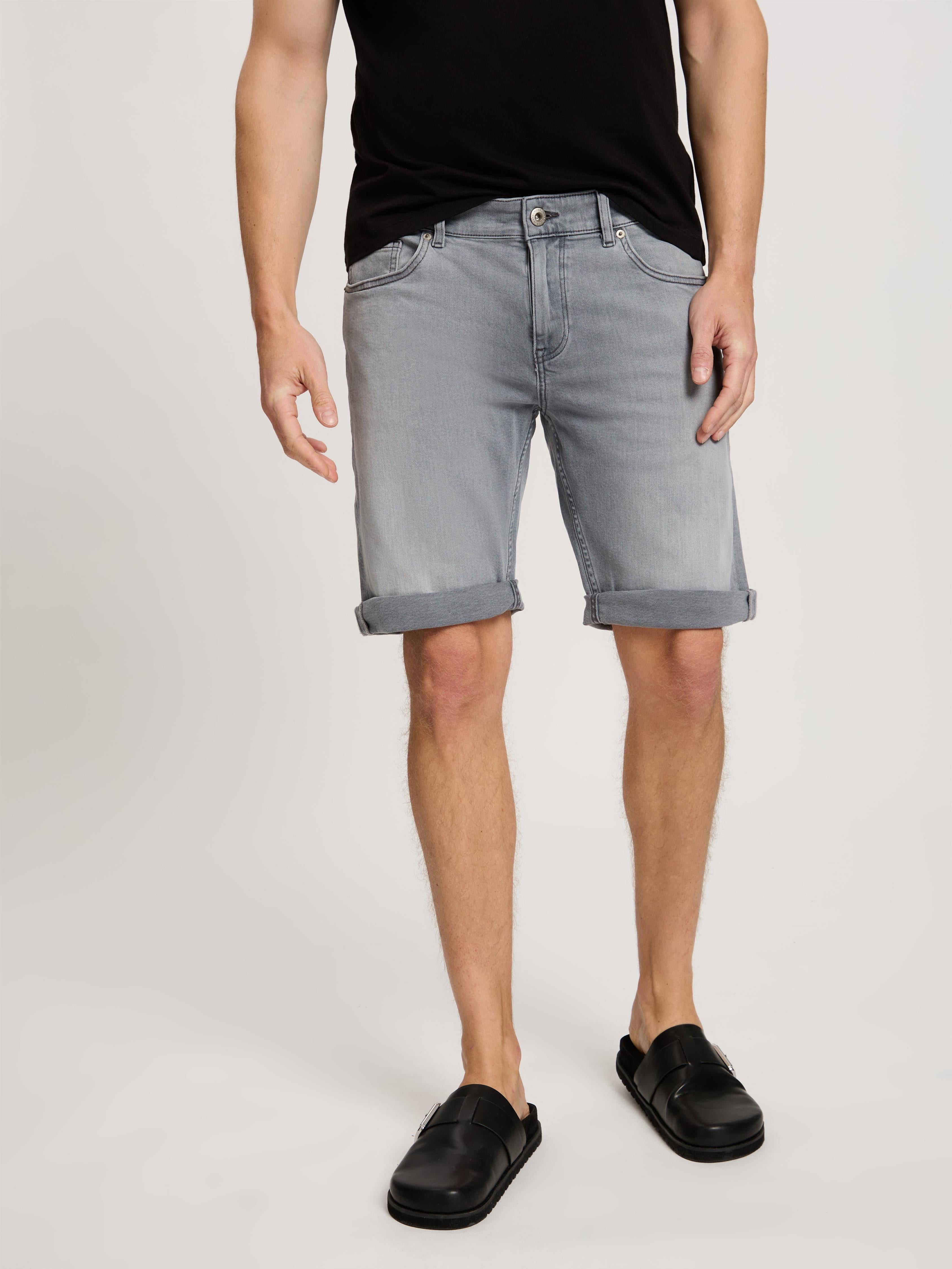 CROSS JEANS LEOM Shorts - Silver Mist Grey - A565-289