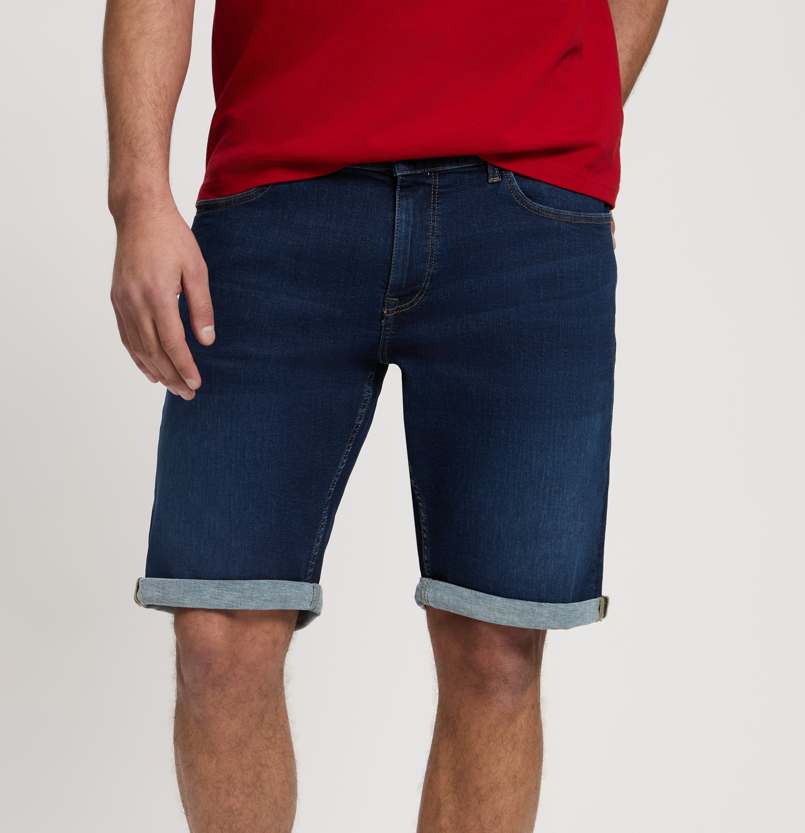 CROSS JEANS LEOM Bermuda - Midnight Harbor Indigo - A565-292