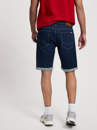CROSS JEANS LEOM Bermuda - Midnight Harbor Indigo - A565-292
