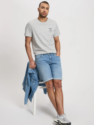 CROSS JEANS LEOM Shorts - Powder Harbor Blue - A565-293