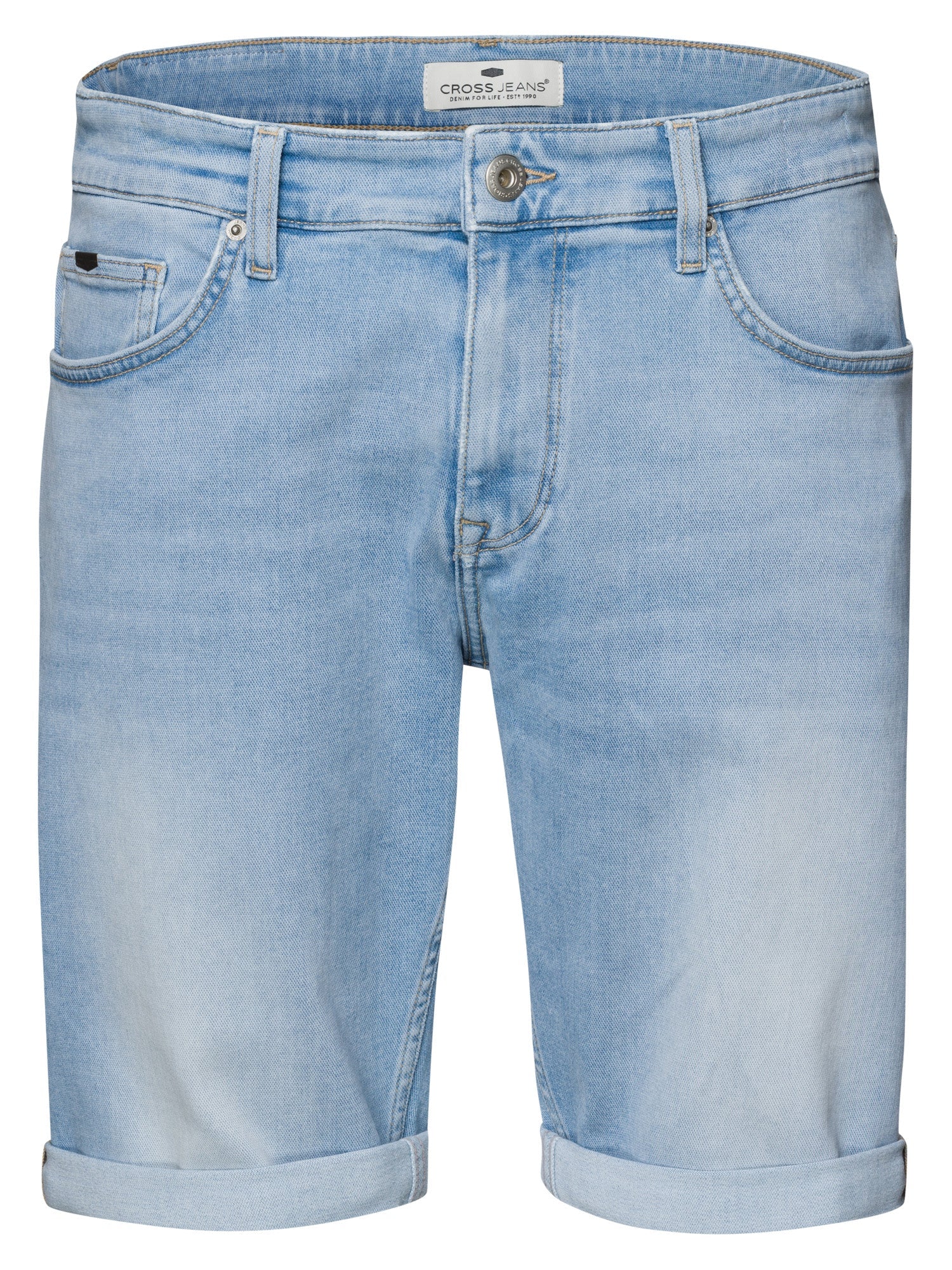 CROSS JEANS Leom Shorts - Coastal Mist Blue - A565-296