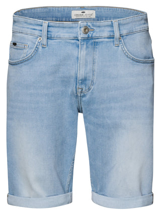 CROSS JEANS Leom Shorts - Coastal Mist Blue - A565-296
