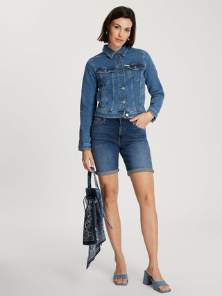 CROSS JEANS Brooke Shorts - Deep Indigo Haze - A619-010