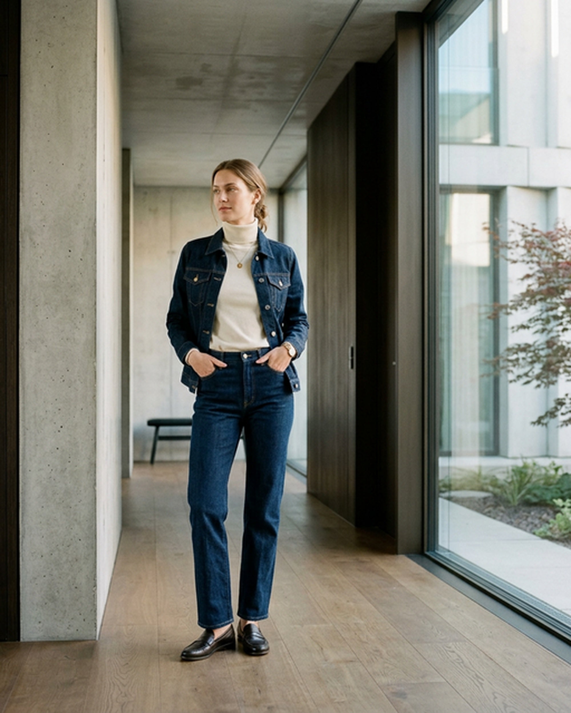 Moderner Denim-Look von MILL & MAKER in urbaner Architektur