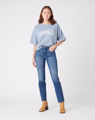 WRANGLER Straight Jeans - Coastal Harbor Blue - 112320017