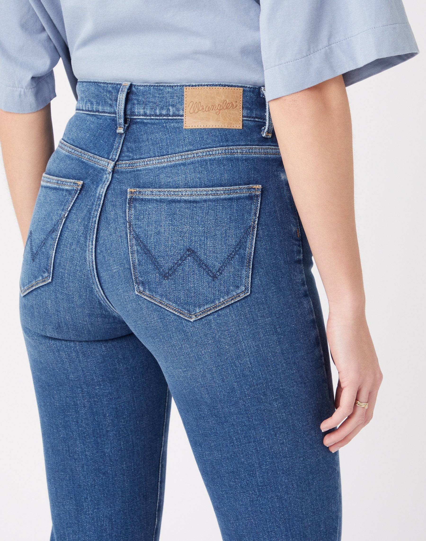 WRANGLER Straight Jeans - Coastal Harbor Blue - 112320017 von Wrangler