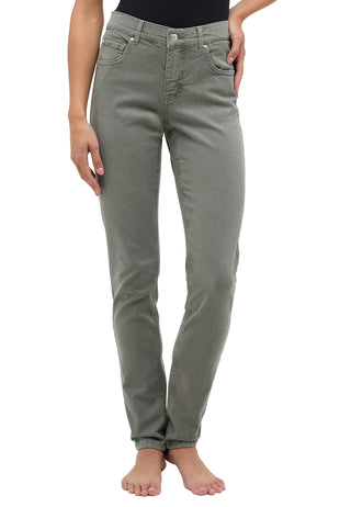 Jean skinny Angels, couleur olive, taille 188, référence 1200.5285 - Denim coloré