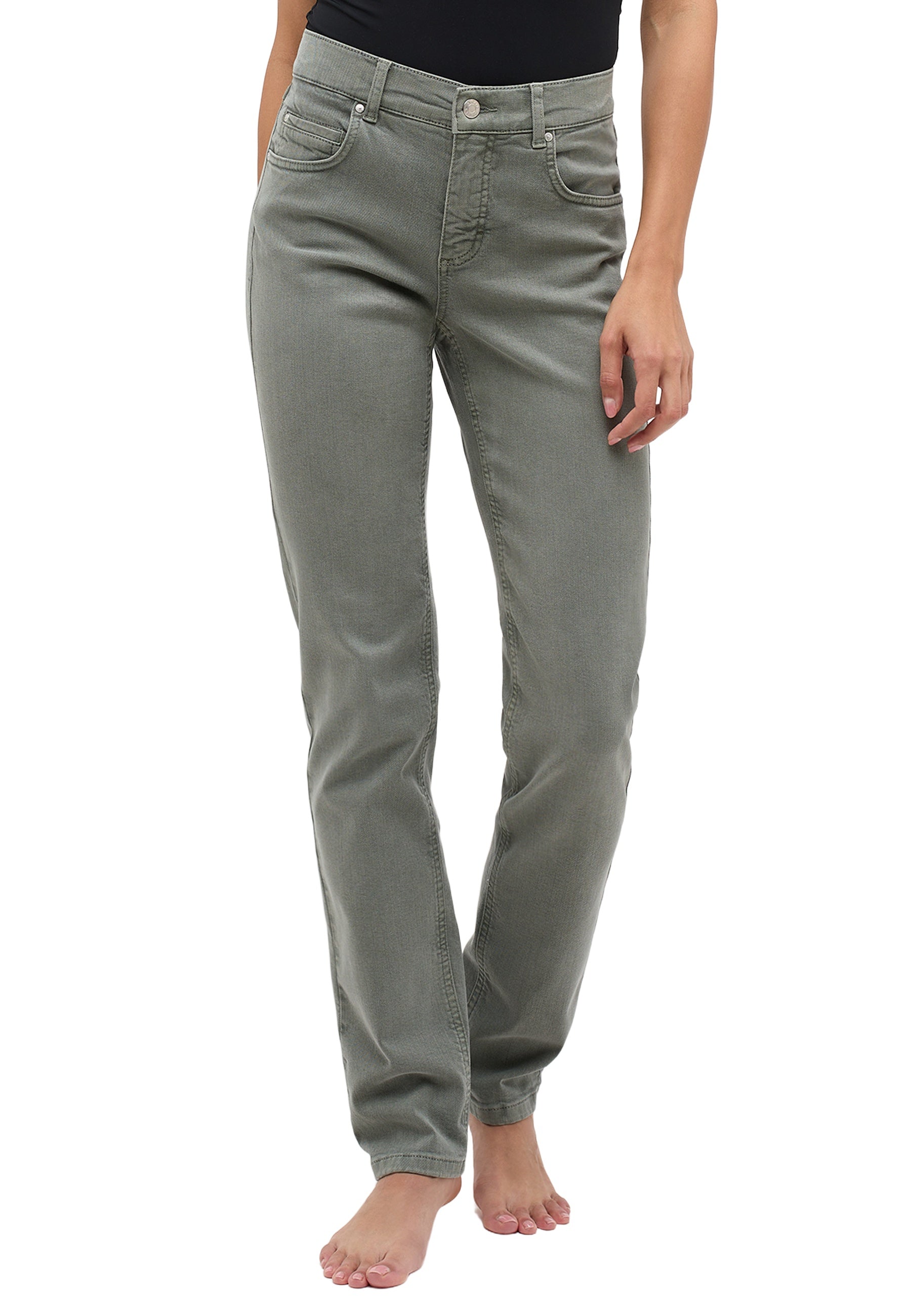 ANGELS JEANS Cici Slim Fit Jeans - Sage Olive Wash - 188 3400.5285