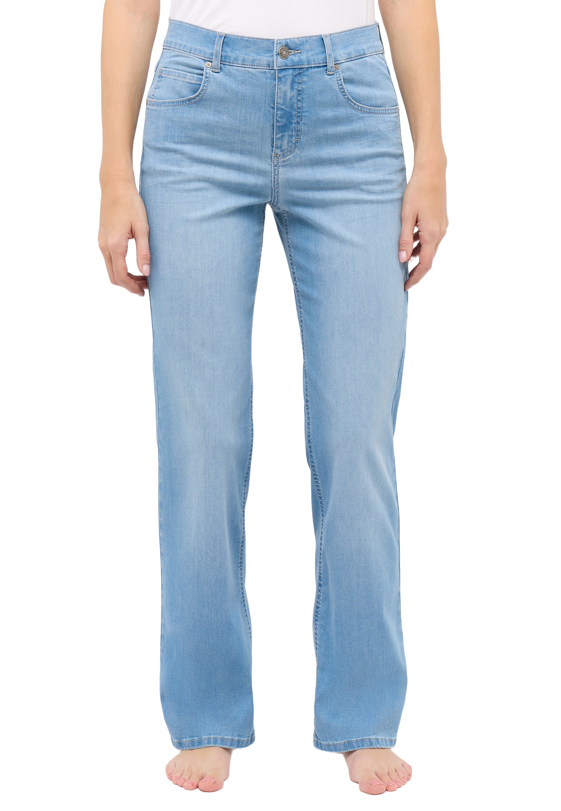 ANGELS JEANS Lara Wide Leg Jeans - Washed Sky Blue - 332 2900.3458