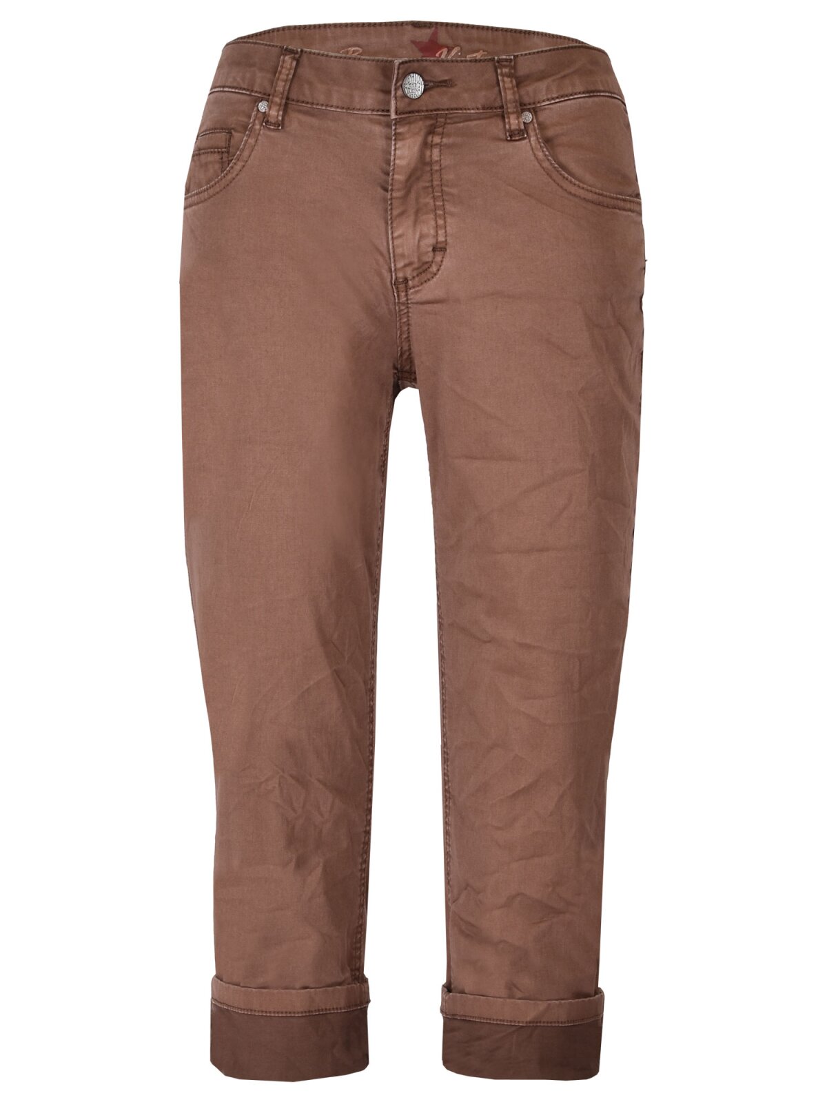 BUENA VISTA Angela 3/4-Jeans - Cocoa Trail Twill - 2305 B5824 4003.6970