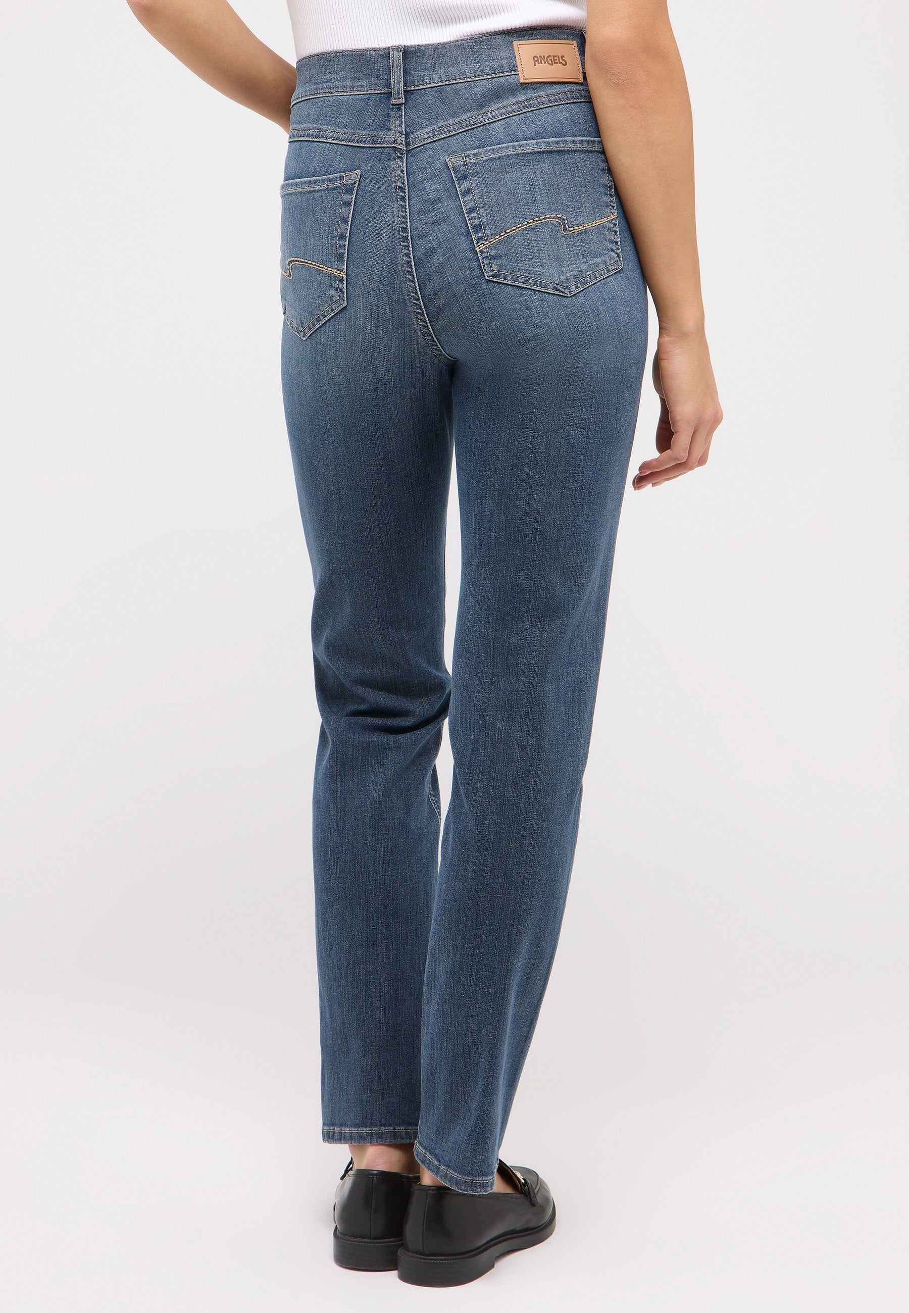 ANGELS JEANS Cici Straight-Jeans - Dusty Storm Blue - 346 3400.32158 von Angels Jeans