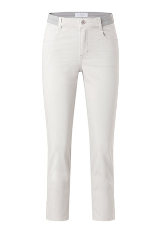 ANGELS Cici Crop Slit Sporty Jeans - Silver Cloud Grey - 332 345300.1658