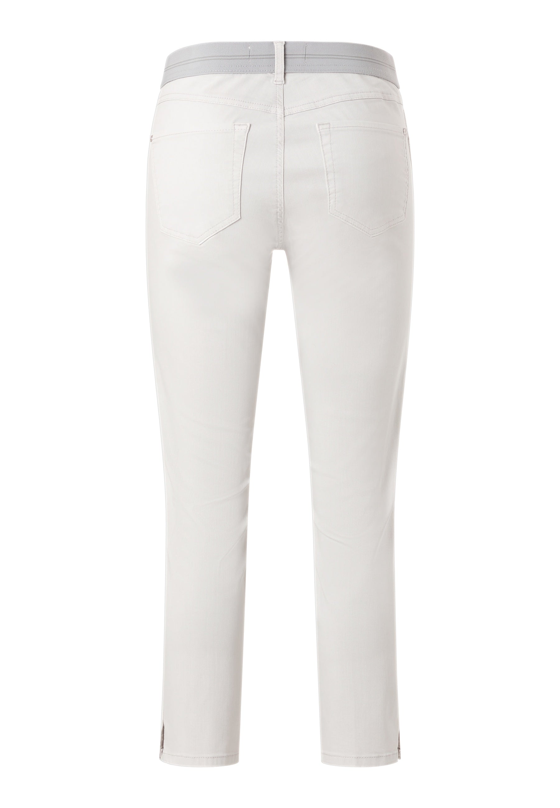 ANGELS Cici Crop Slit Sporty Jeans - Silver Cloud Grey - 332 345300.1658