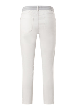 ANGELS Cici Crop Slit Sporty Jeans - Silver Cloud Grey - 332 345300.1658