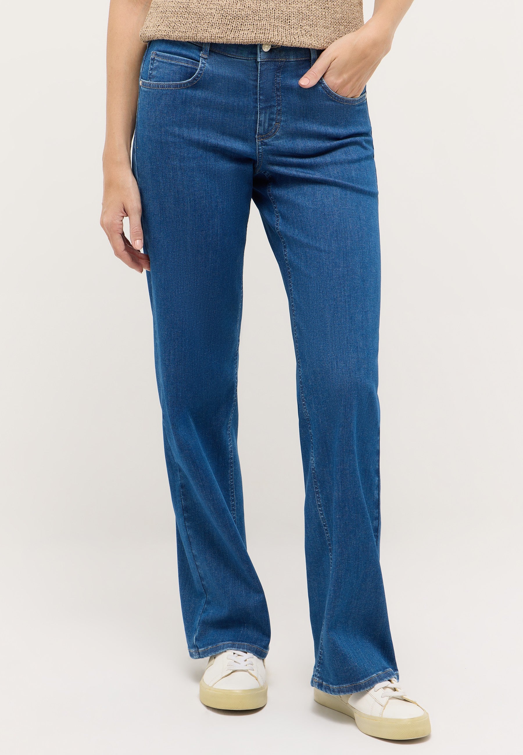 ANGELS Liz Palazzo Jeans - Coastal Denim Blue - 397/2500.33 von Angels Jeans