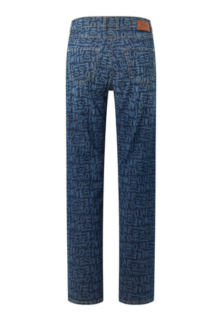 ANGELS LARA Love Jeans - Indigo Scribble Blue - 360 2999.3359