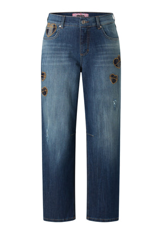ANGELS Evy Love Jeans - Heartbeat Vintage Blue - 360 369928.3388