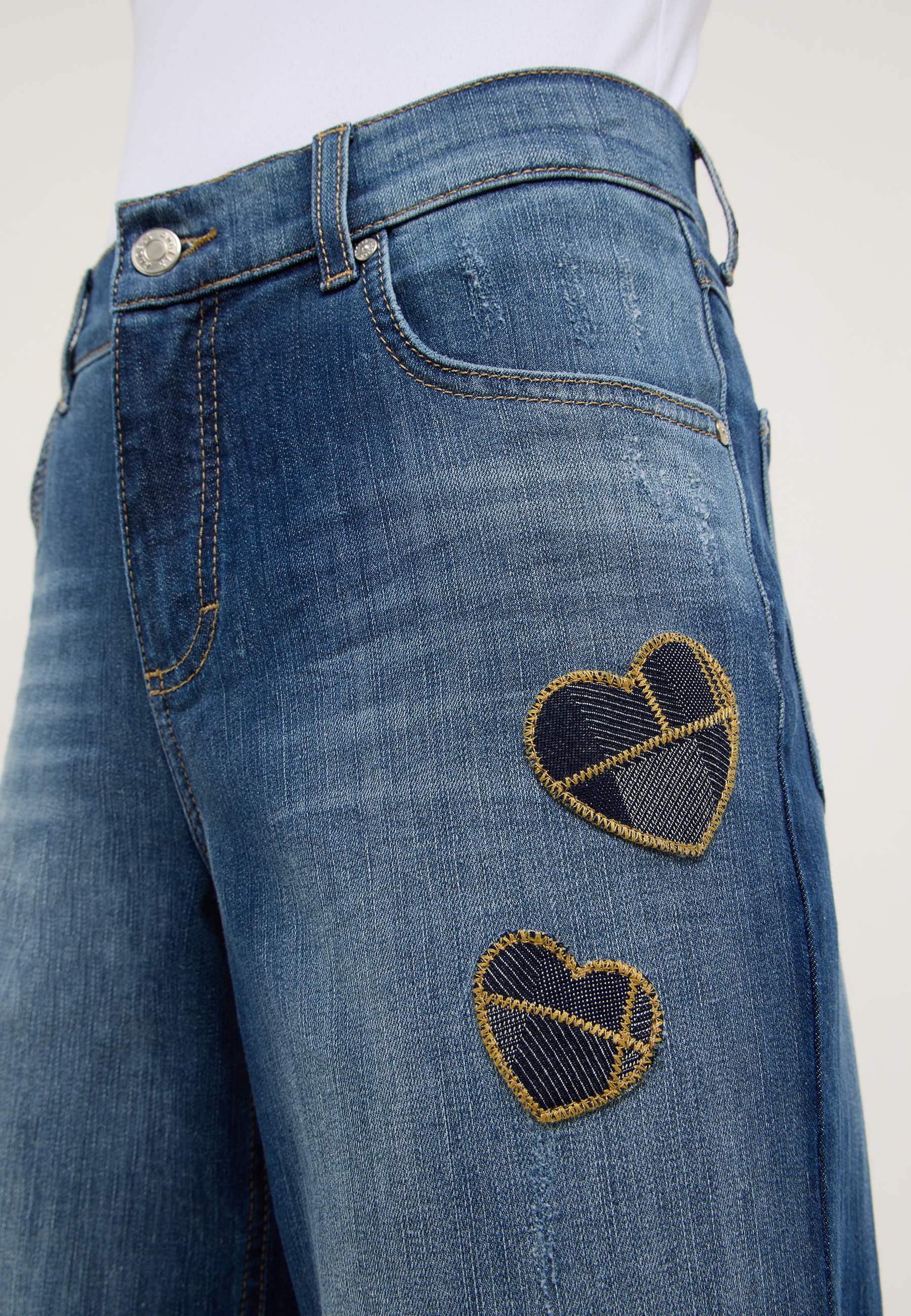 ANGELS Evy Love Jeans - Heartbeat Vintage Blue - 360 369928.3388 von Angels Jeans