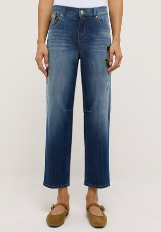 ANGELS Evy Love Jeans - Heartbeat Vintage Blue - 360 369928.3388